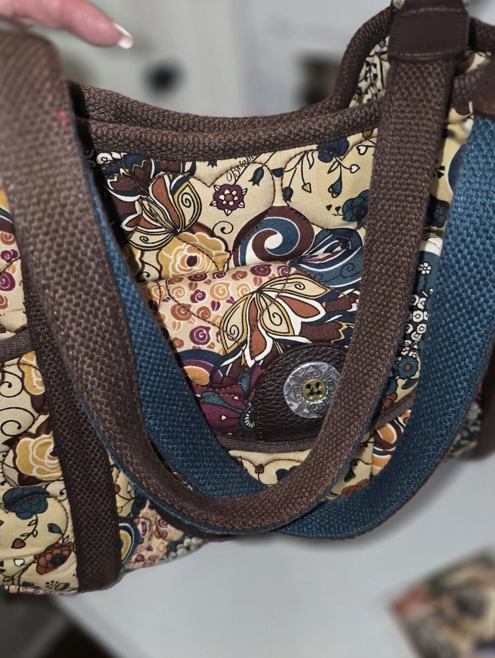 Brighton Printed Fabric Hobo